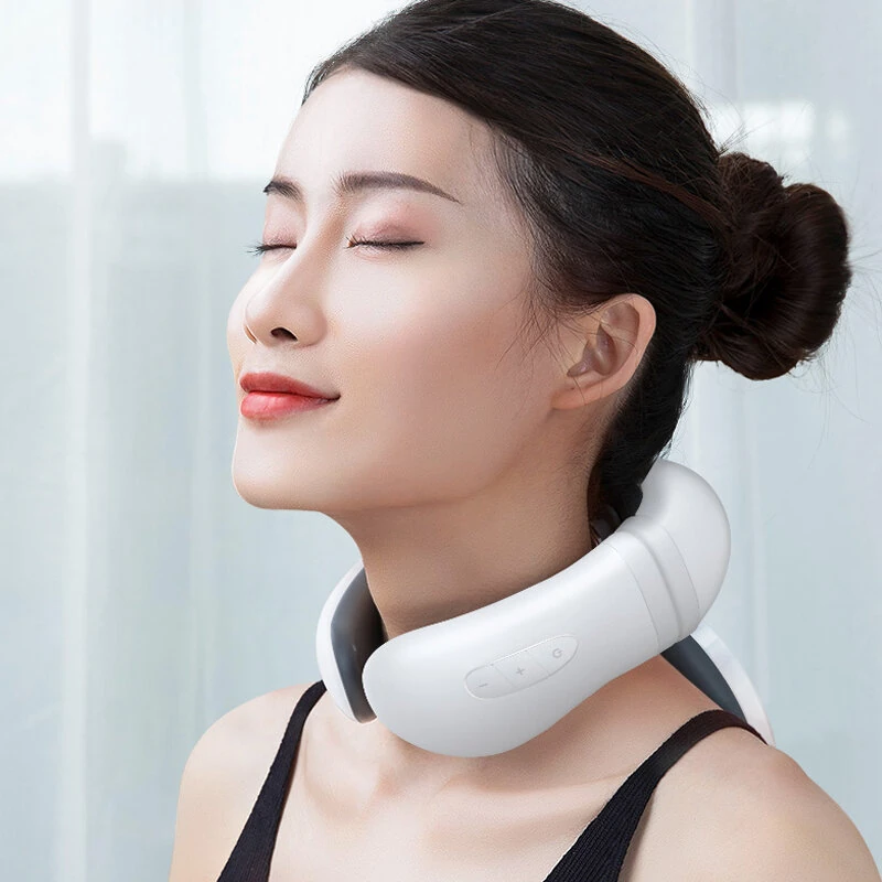 (image for) KONKA H99 Neck Massager 15 Intensity Levels 6 Massage Modes USB Rechargeable Shoulder Neck Message Instrument